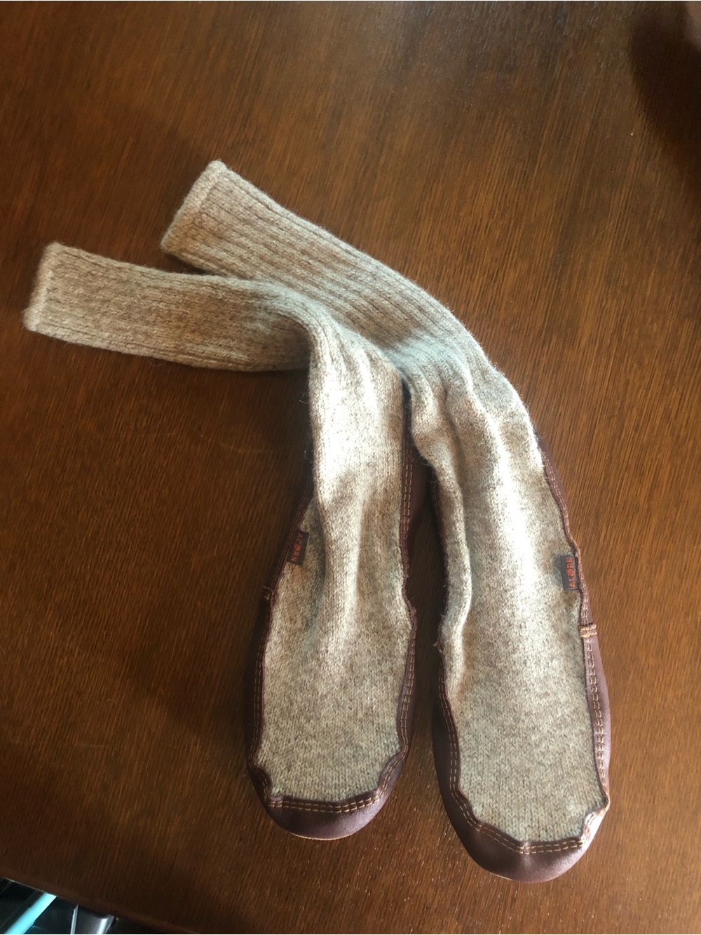 Acorn Original Slipper Sock in Ragg Wool Color - Picture 3 of 3
